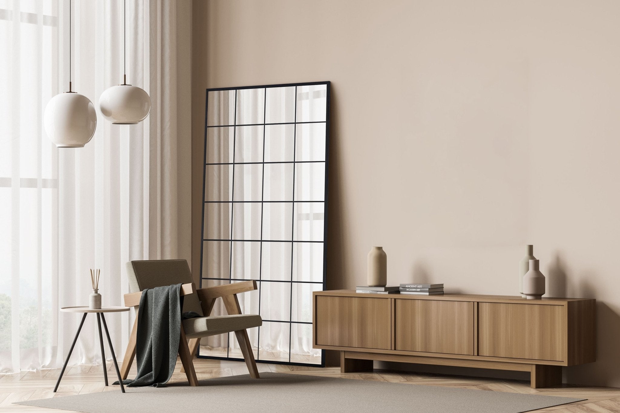 Grid Mirror No. 6 | 210 x 120 cm - Blossholm