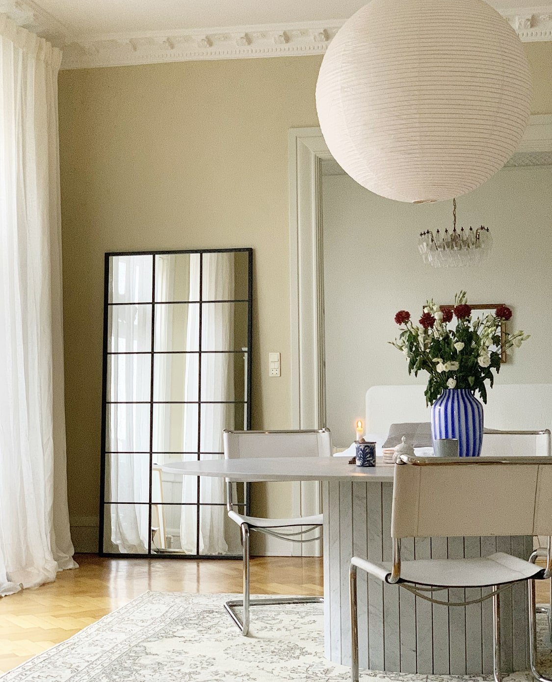 Grid Mirror No.3 | 180 × 90 cm - Blossholm