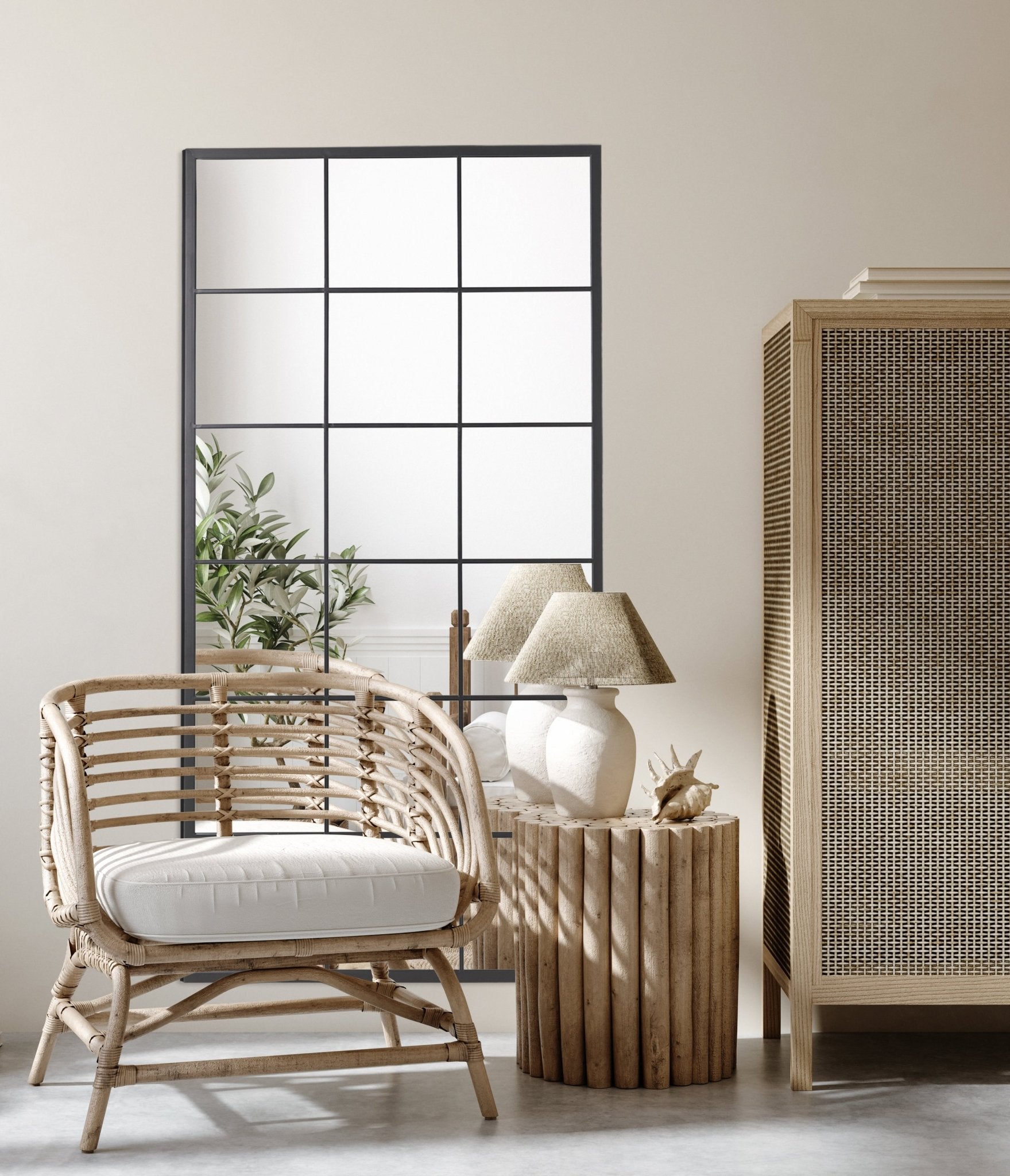 Grid Mirror No.3 | 180 × 90 cm - Blossholm