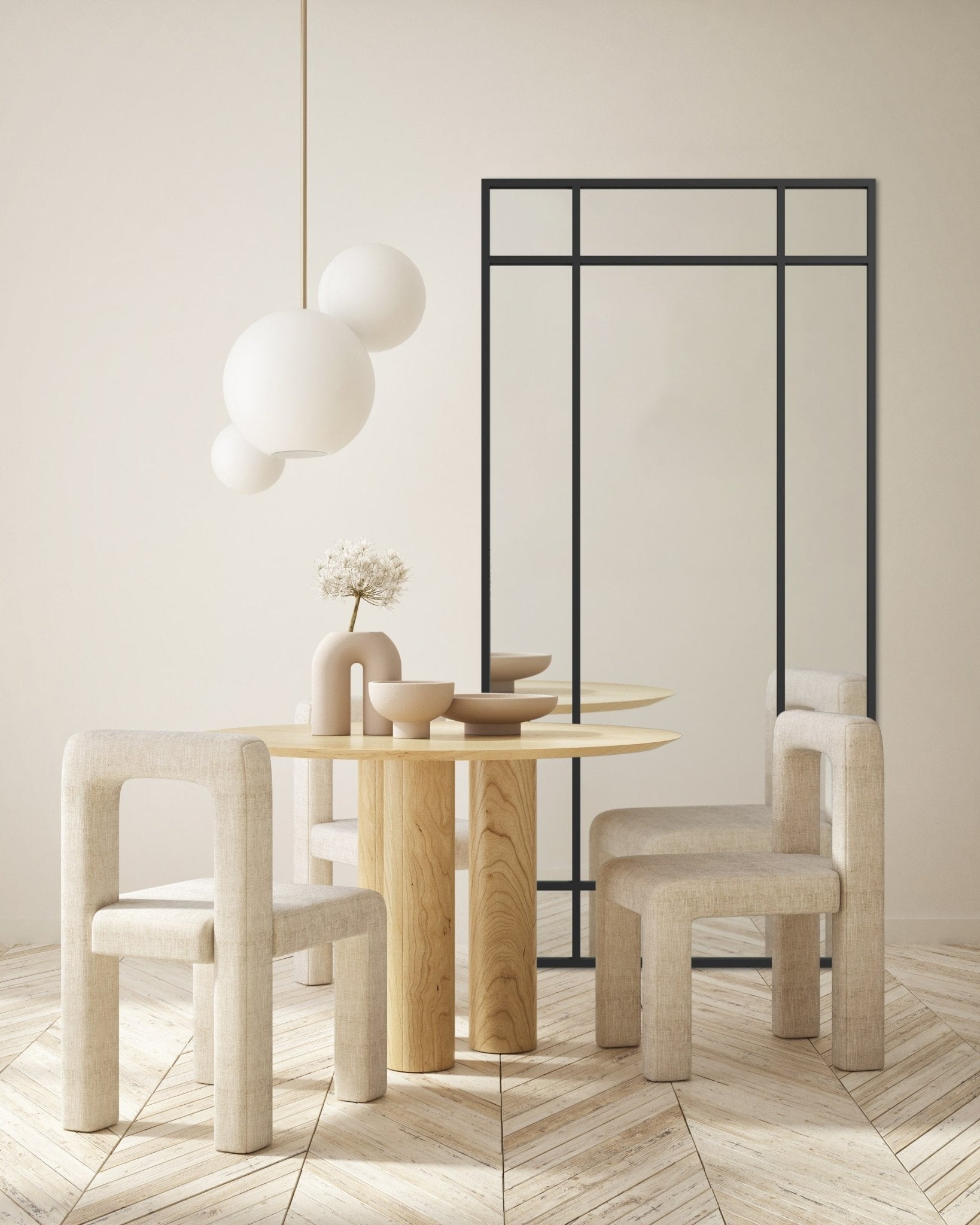 Industrial Mirror No. 2 | Spiegel mit Eisenrahmen | 200 × 100 cm - Blossholm