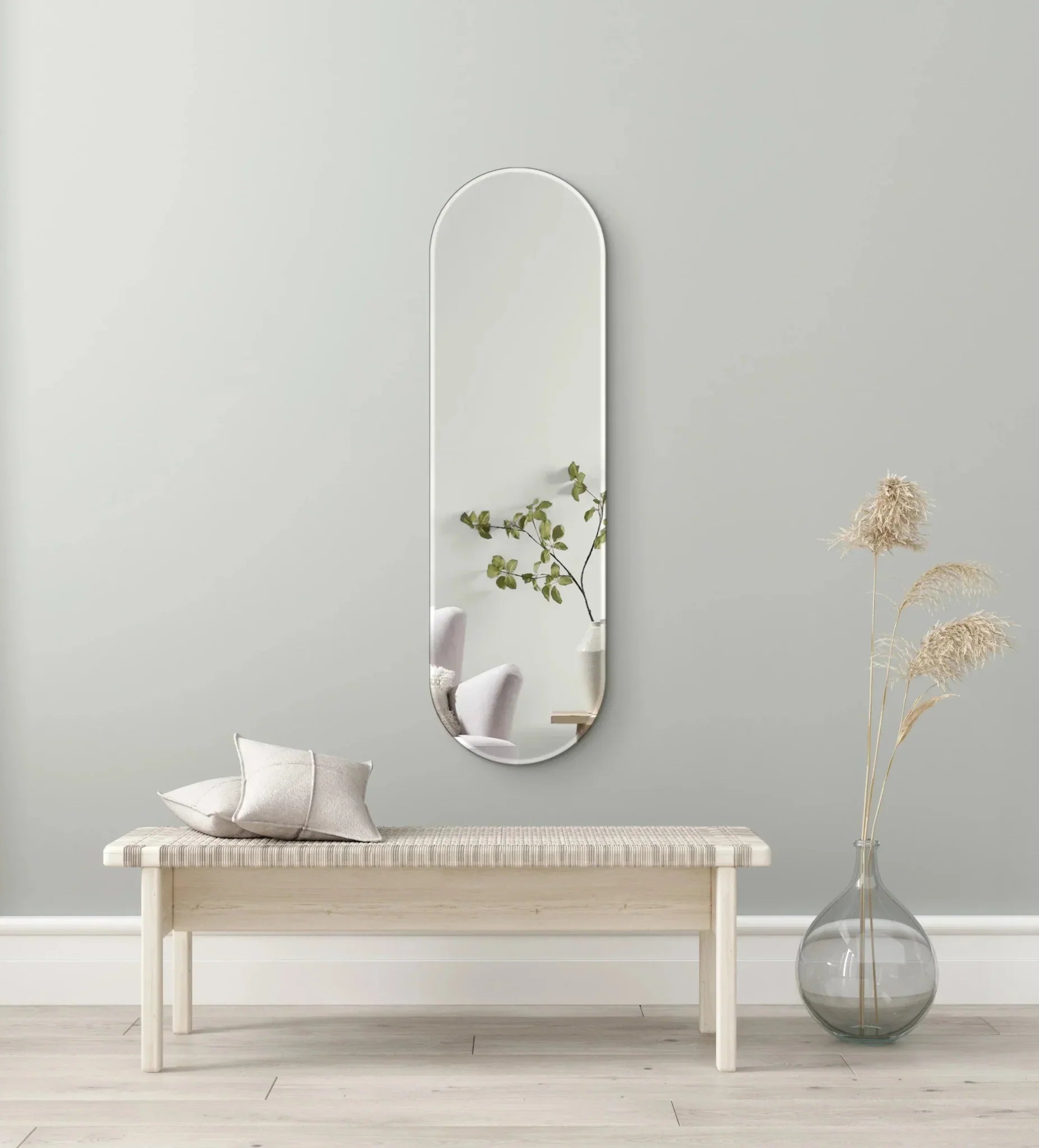 Oval Mirror No. 1 | 30 x 100 cm - Blossholm