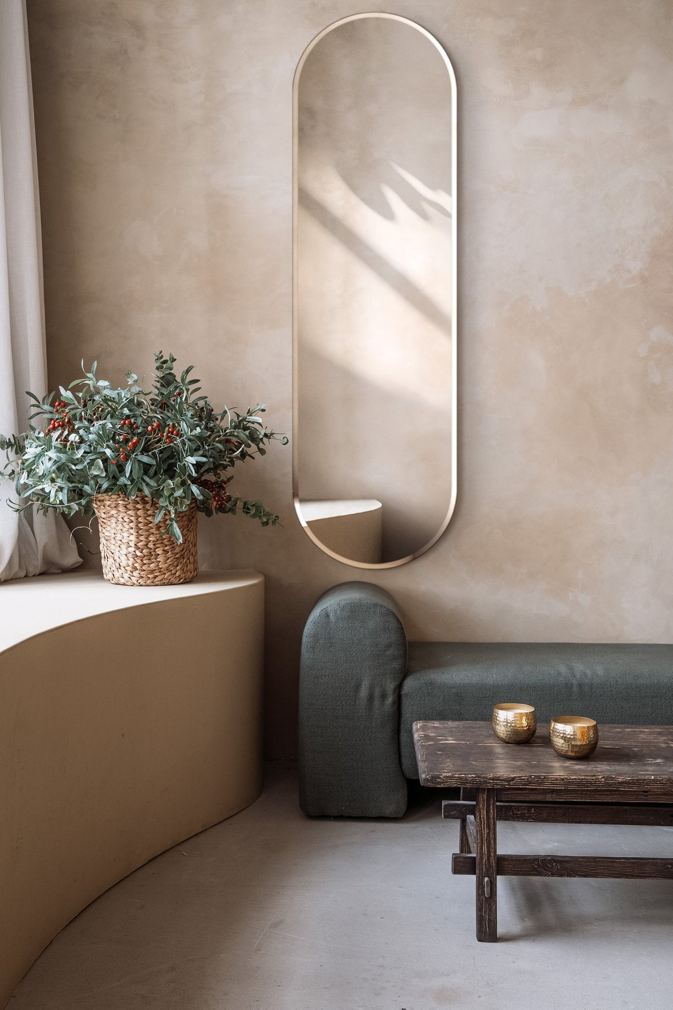 Oval Mirror No. 3 | 150 x 50 cm - Blossholm