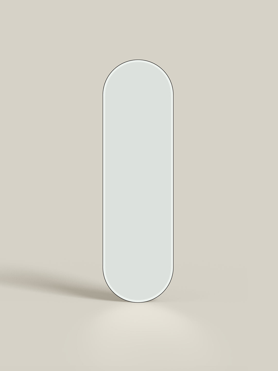 Oval mirror No. 1 | 100 x 30cm