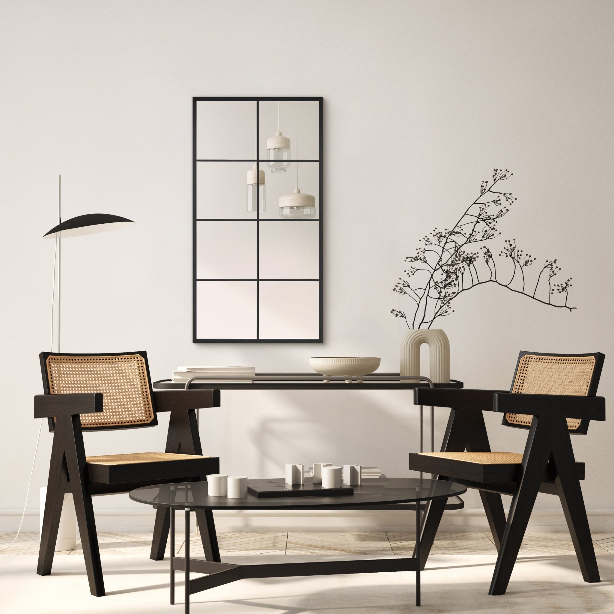 Grid mirror no. 4 | 120 x 60 cm - Blossholm