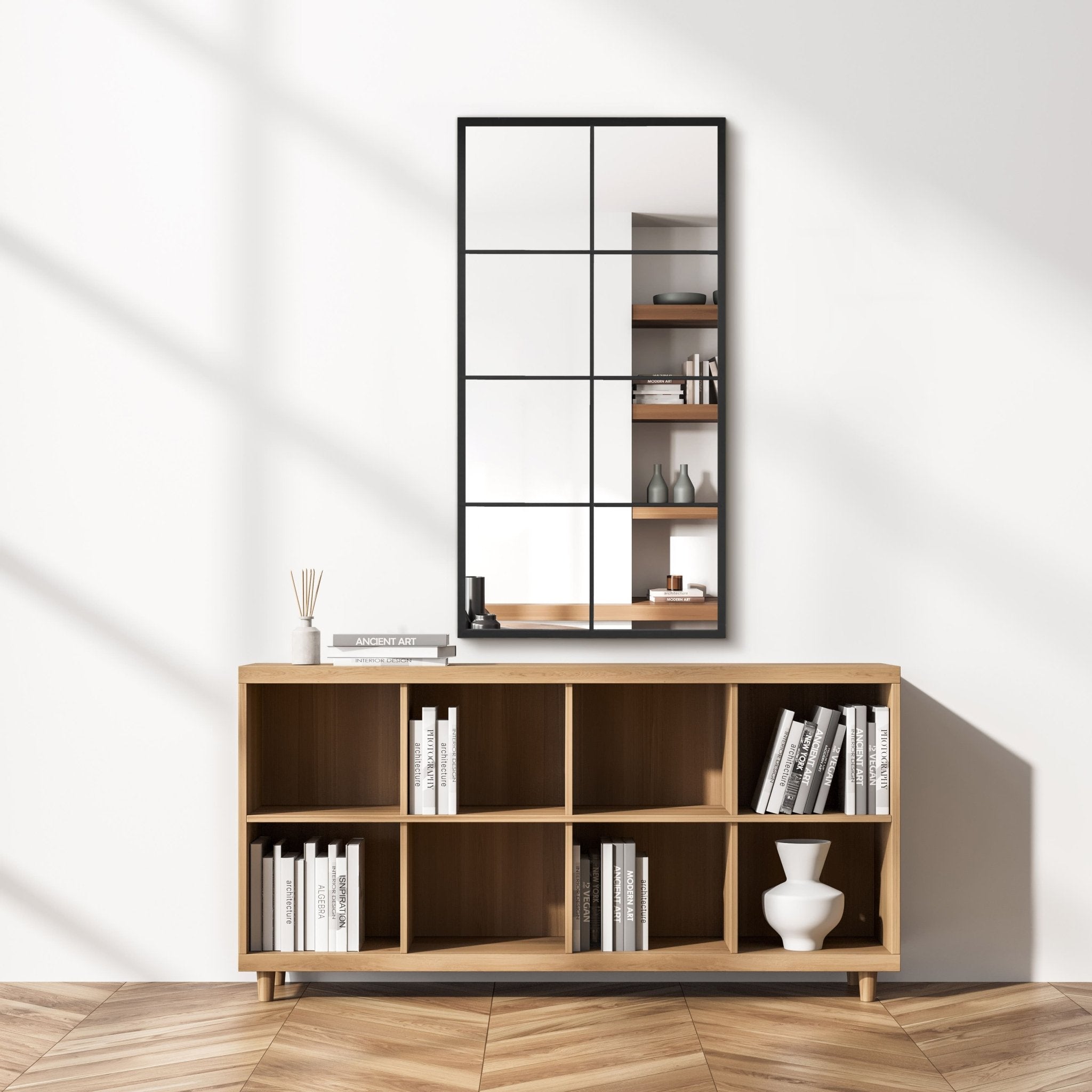 Grid mirror no. 4 | 120 x 60 cm - Blossholm