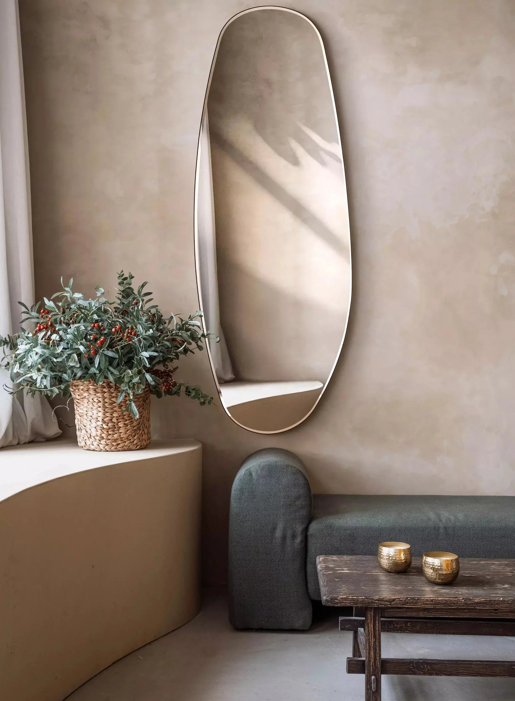 Opal mirror Large | 150 x 55 cm